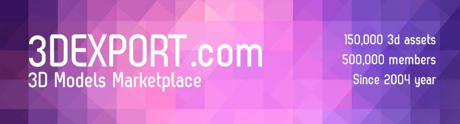 3d export modelos 3d