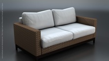 Modelagem 3d Sofa para publicidade